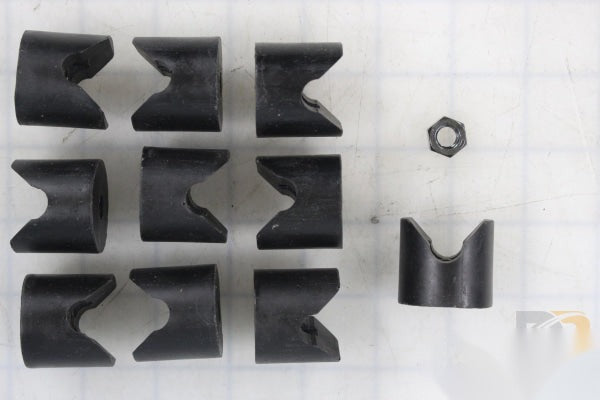 10 PK / ASSEMBLY STOW BLOCK GUIDE PLATFORM URETHANE KIT SHIPOUT   31814A-10KS