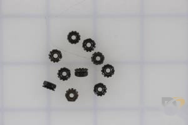 10 PK / NUT-#4-40 w/LOCKWASHER/AUTO-BK SHIPOUT 10 PACK   19537-10KS