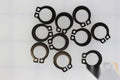 10 PK / RING 1/2 EXT SELF LOCK SNAP AUTO BLACK   13273-10KS