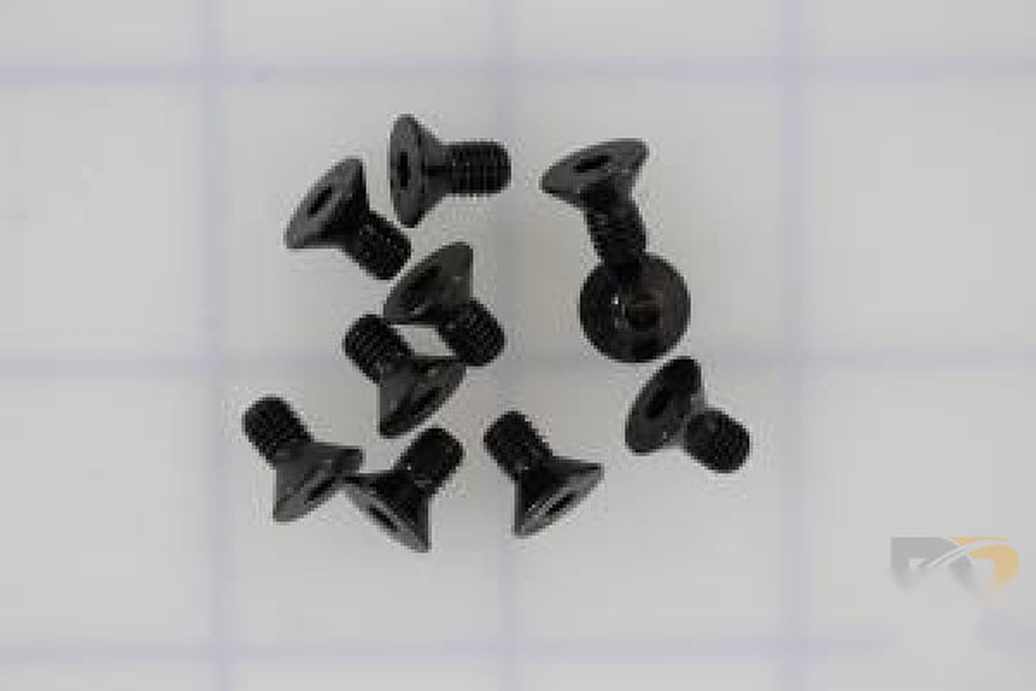 10 Pk / SCREW #10 32 X 3/8 FL HD HX SKT AUTO BLACK   24537-10KS
