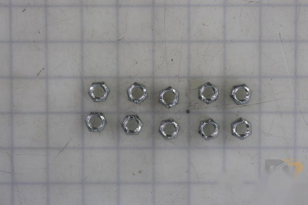10 Pk / Nut-3/8-16 Hex Top Lock W/heavy Zinc Plate Kit Shipout 400781-10KS