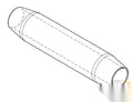 3" X 14" Resonator 2" Inlet/outlet VPM20069