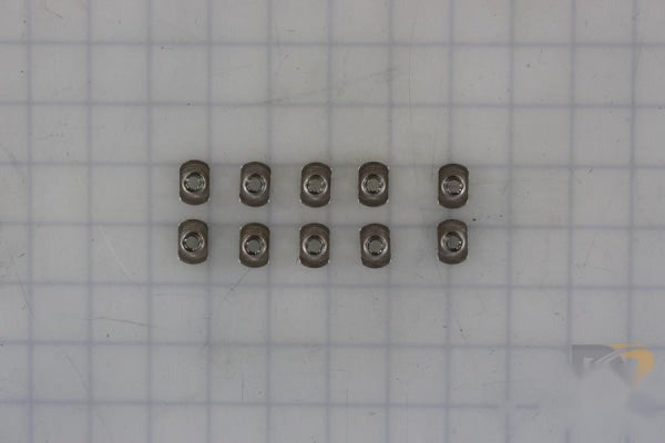30865-10KS 10 Pk / Nut - Weld - 1/4 - 20 X 3/4 OD X 1/2 Slab X 5/16 H/ss