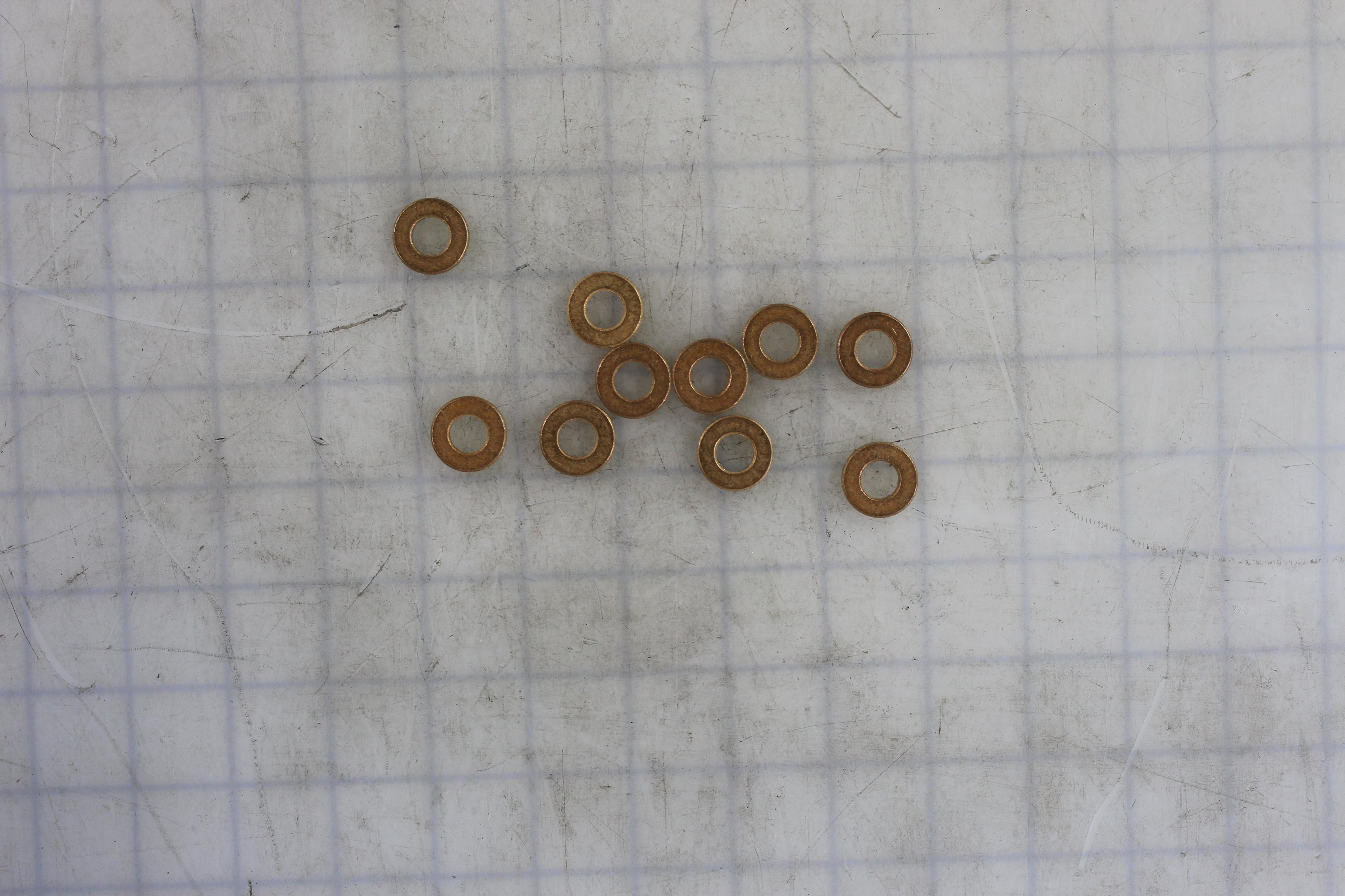 36530-10KS 10 Pk / Bearing Bronze Thrust 3/8 ID 3/4 OD 1/8 Thk Kit Shipout