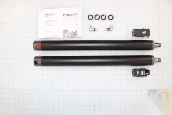 Braun 404117KS Assembly Cylinder Pair --bay Lift 16.438"/22.226 Retracted Kit Shipout