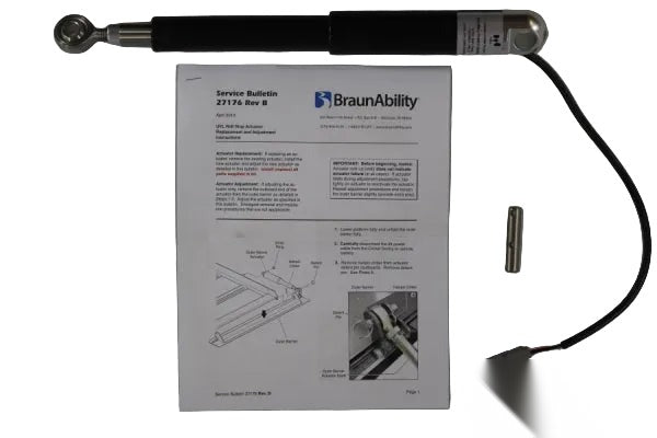 Braun 404421KS Outboard Barrier Actuator 12V Kit Shipout