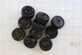 61-4018-0-10KS 10 Pk / Wheel Rubber Cushion Tread 1 5/8-3/4 Kit Shipout