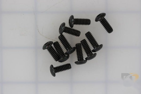 10 Pk / Screw #10 24 X 1/2" Button HD Allen Auto Black 25842-10KS