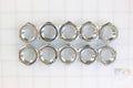 10 Pk / Nut-m20-2.5 Zinc Plated Jamb 32958-10KS