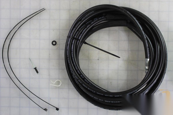 Assembly Hose 183 1" 3/16 DIA X Two Guard Kit Shipout 915-2603-183-1KS
