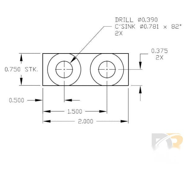 Block-carriage Stop Kit Shipout 75781NKS