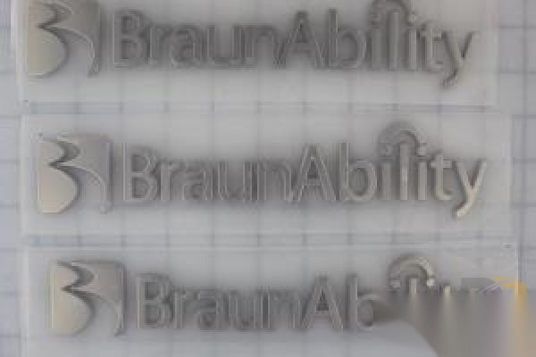 507954KS Braunability Logo Chrome Badge 3 Pack Kit Shipout