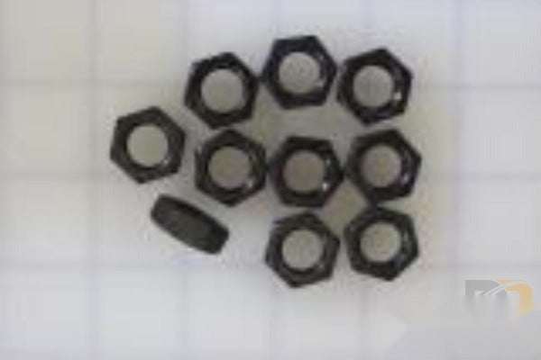 10 Pk / Nut-1/2 -20 Hex Jam- Aut/blk. 83022-10KS