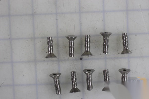 10 Pk / Screw-1/4"-20 X 7/8" Fhsc Stainless Kit Shipout 40-4246-0-10KS