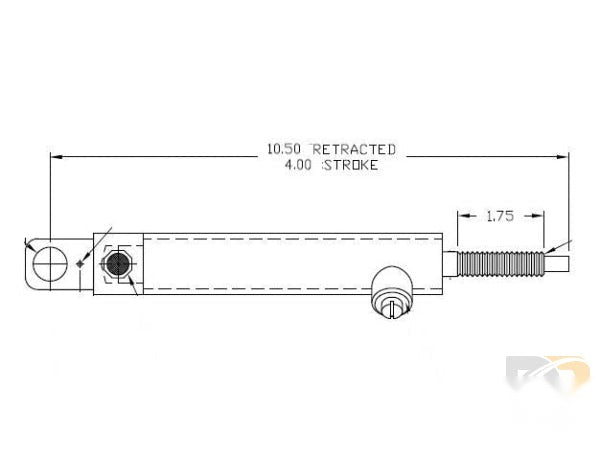 Braun CYLINDER-1004 with Mounted S.s. Clevis 87071
