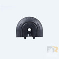 End cap for Flange Series OMNI L Track - Black QC06058