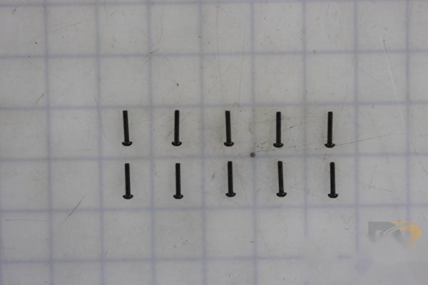 10 Pk / Screw Machine # 4-40 X 5/8" Rd HD Auto Black 14810-10KS