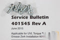 Kit Uvl Zerk Installation Shipout 401571KS