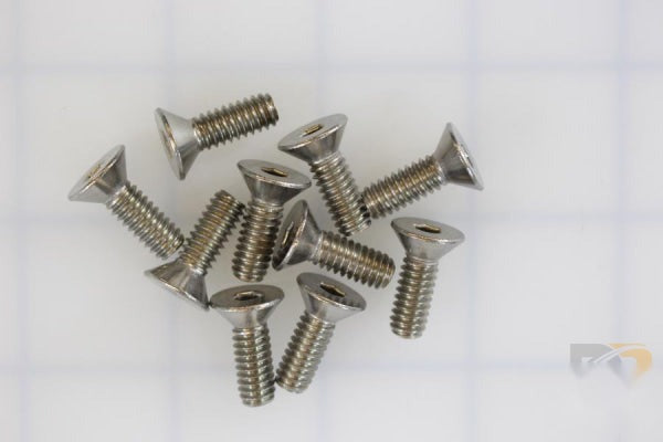 10 Pk / Screw-1/4-20 X 3/4" Fhscs/ss 28986-10KS