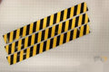 28757AKS Kit Reflective Tape Platforms Black / Yellow 3 Inch Kit Shipout