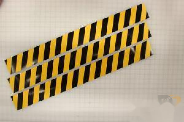 28757AKS Kit Reflective Tape Platforms Black / Yellow 3 Inch Kit Shipout