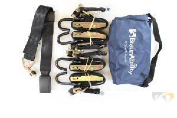 LAP BELT EXTENSION WITH ADJUSTER AND 4 RESTRAINTS W / C M-203-L30-Q 'STRAINT' KIT SHIPOUT   502744NKS