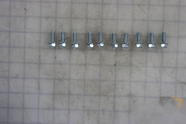 10 Pk / Screw-1/4-20 X 3/4 Serr Hex Zp 82768-10KS