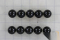 10 Pk / Knob-lever Blk Plastic 3/8-16 84269-10KS
