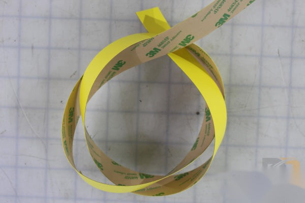 Decal Boundary Yellow Vinyl 1" X 35.5" 30236R035.5