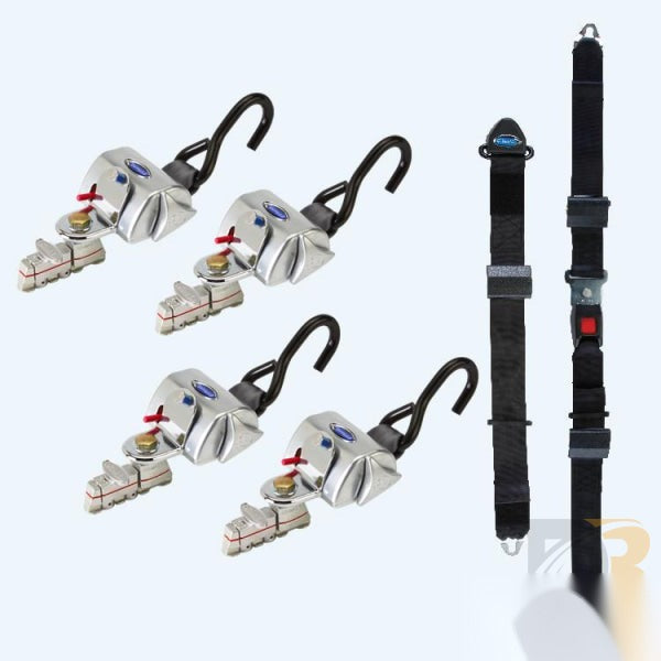 QRT Standard Kit for L Track with manual lap and shoulder belt Q-8200-A-L