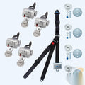 QRT Standard Kit for Slide N' Click, retractable shoulder/lap belt combo, SNC floor anchorages Q-8200-A1-SC