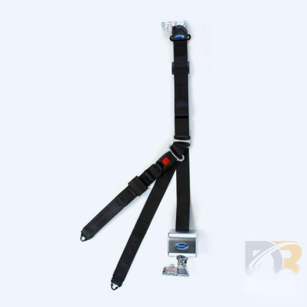 Retractable shoulder/lap belt combo assembly mounted for L Track on top and bottom Q8-6326-A1-T