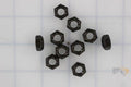 10 Pk / Nut 5/16 18 Top Lock Auto Black 28324BK-10KS