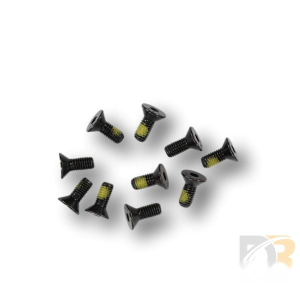 10 Pk / Screw #10 32 X 1/2 Fhdhxs Auto Black w / Patch 17192P-10KS