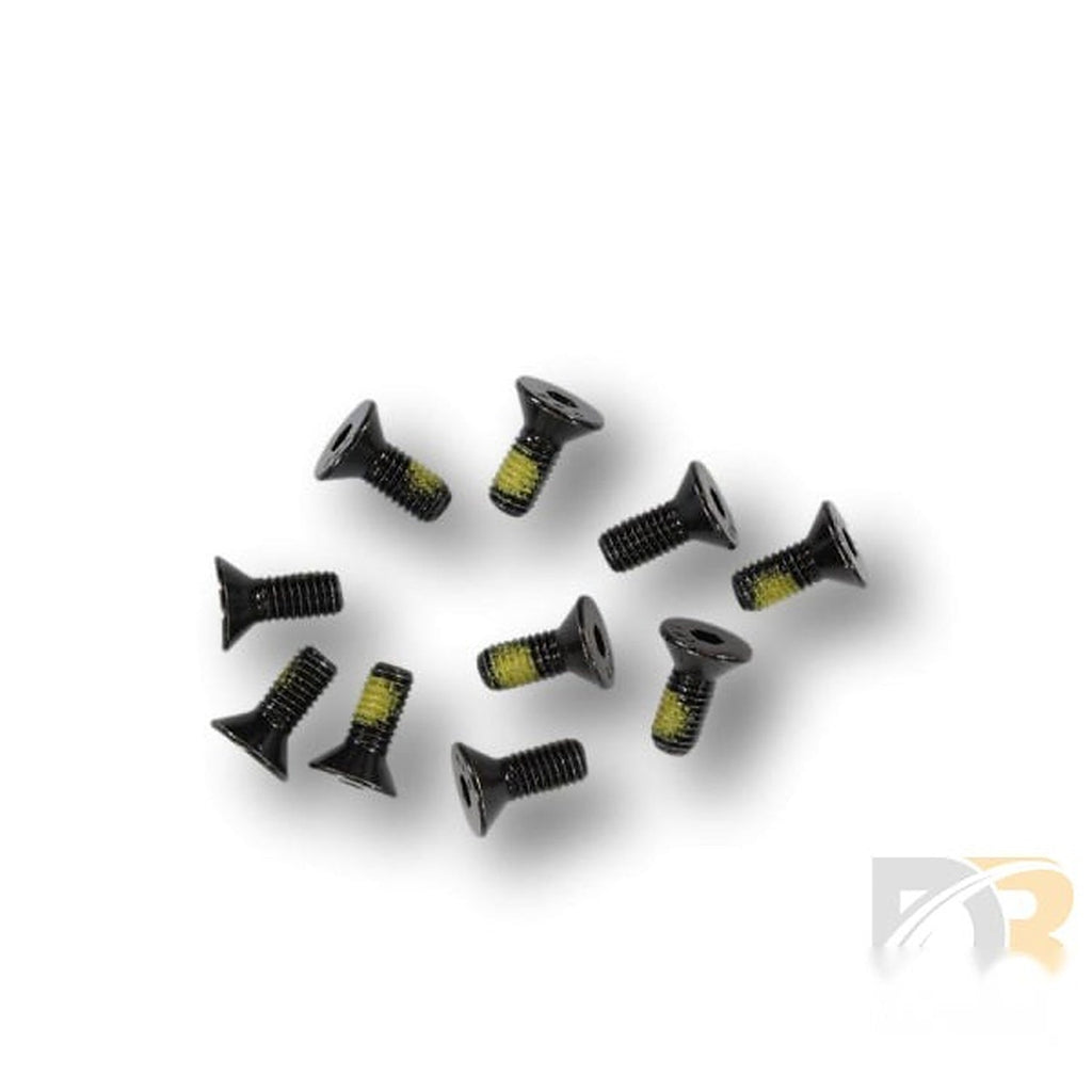 10 Pk / Screw #10 32 X 1/2 Fhdhxs Auto Black w / Patch 17192P-10KS