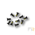10 Pk / Screw #10 32 X 1/2 Fhdhxs Auto Black w / Patch 17192P-10KS