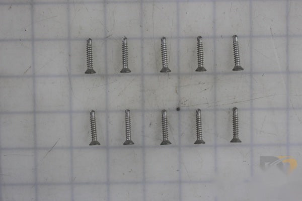 10 Pk / Screw-#8-18 X 1"SS/FLAT Hd/slfdl 19918-10KS